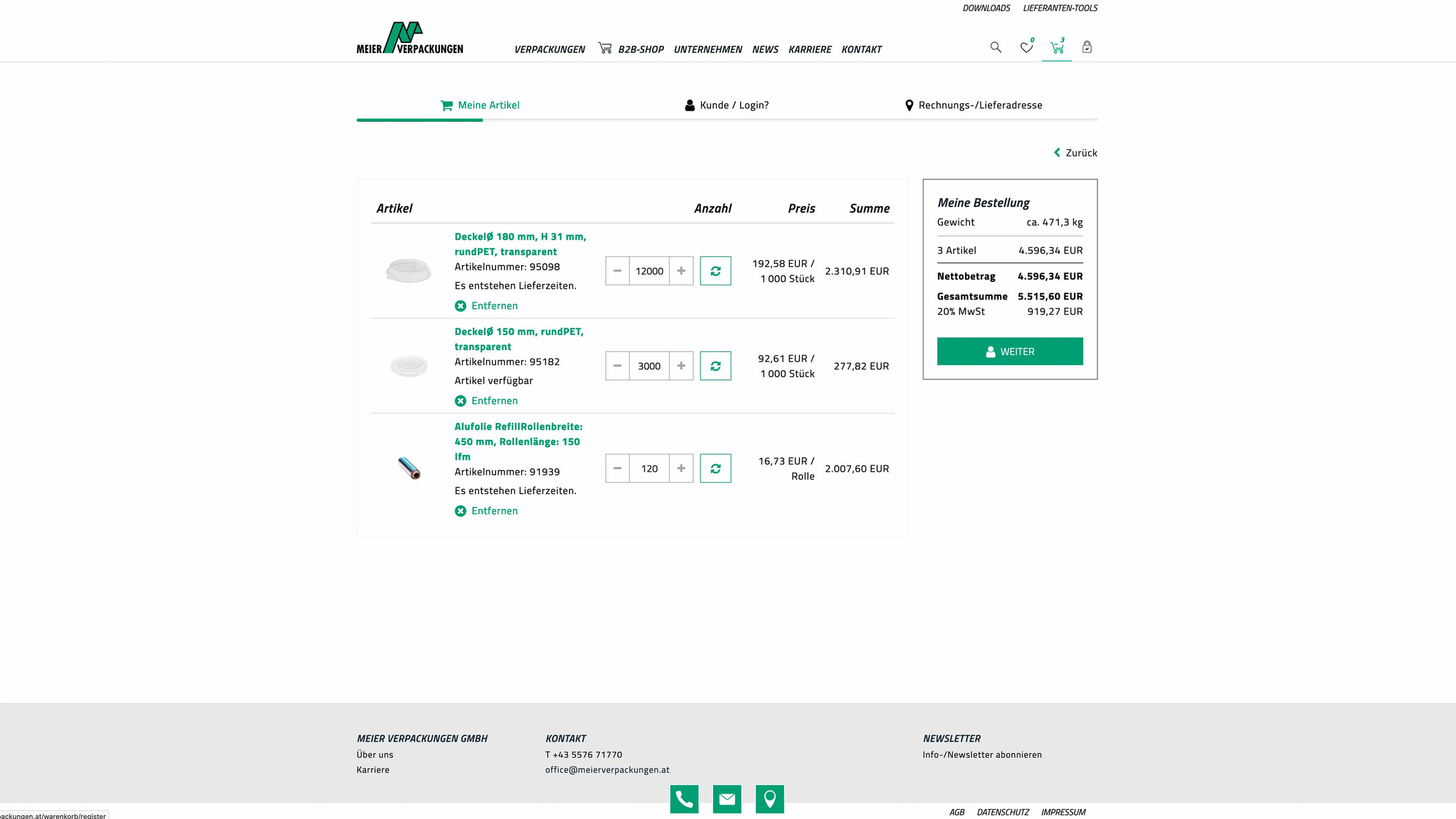 eboxx® enterprise shop: meier-verpackungen