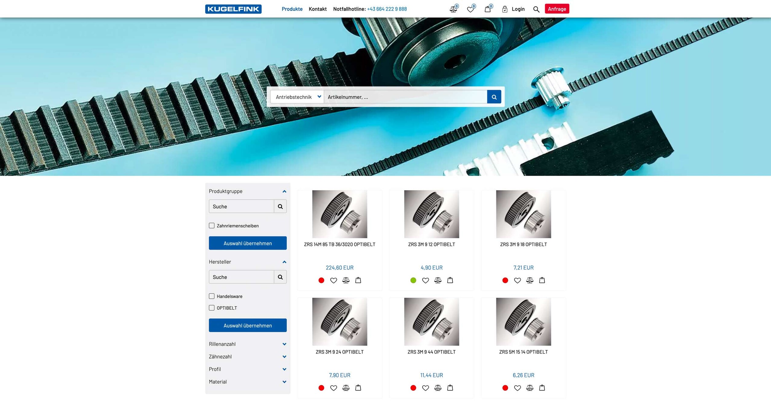 eboxx® b2b shop: kugelfink, dornbirn
